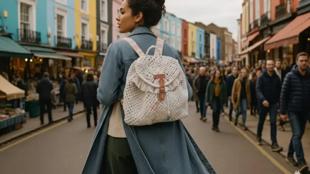 Curso Macramé Moderno – Mochila London · Formación creativa en Macrademia