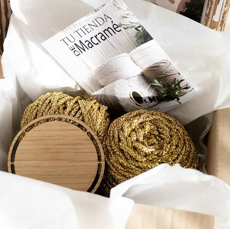 Materiales KIT macramé Bolso Bombonera Paris