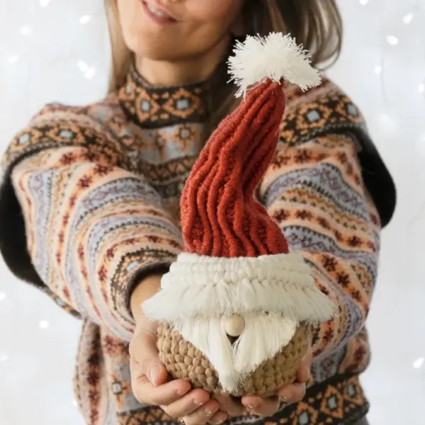 Kit bombonera Noelle de macramé moderno - Fruto Samore®