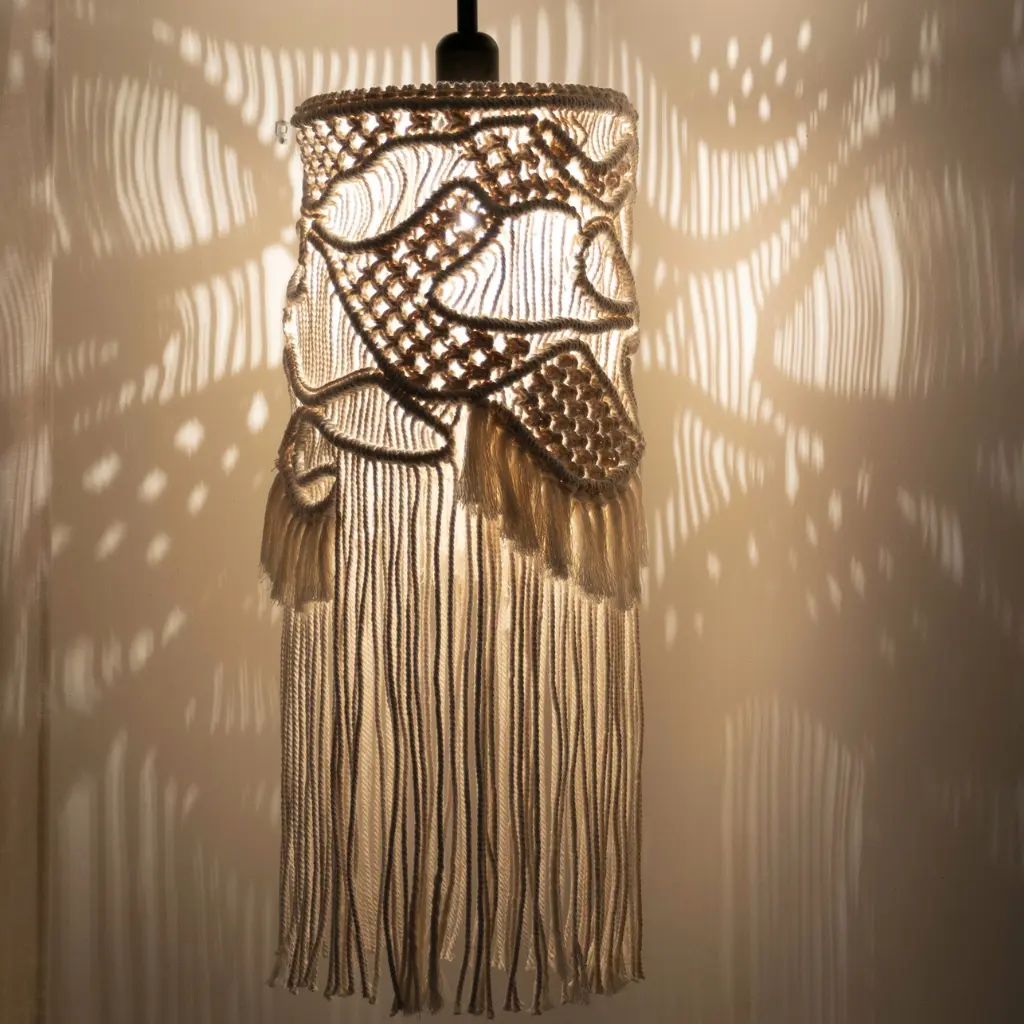 Kit Macramé · Lámpara Waves - Imagen 4