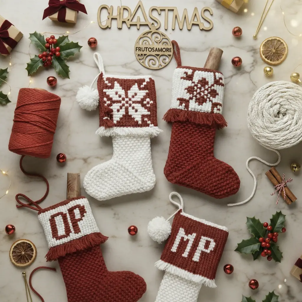 Kit Macramé · Calcetín Navidad - Imagen 6