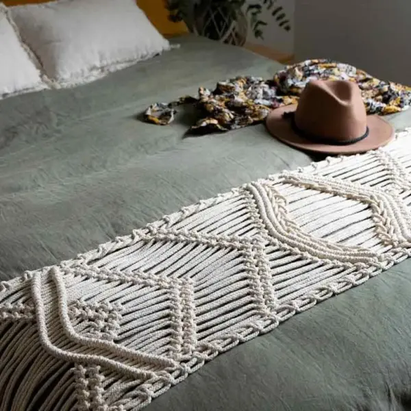 Kit Macrame Camino Cama Estela Fruto Samore