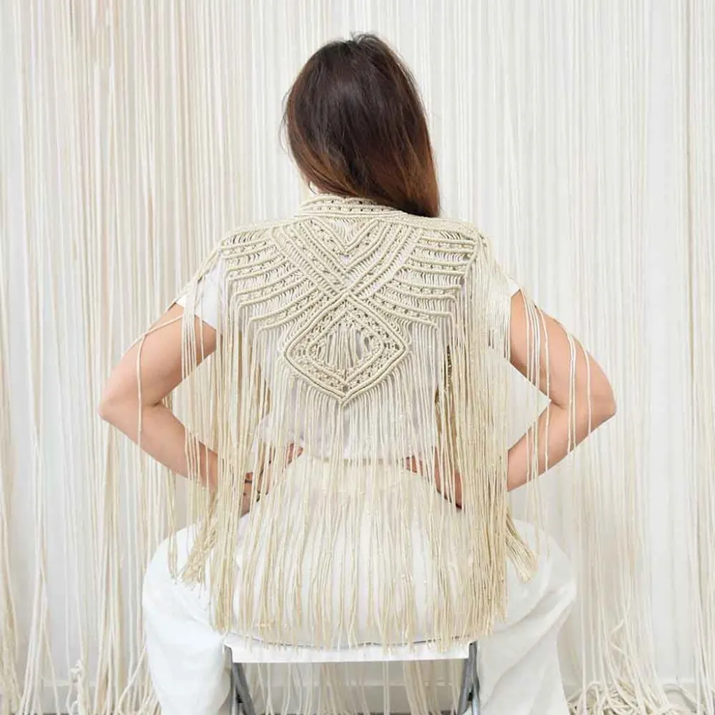Kit Macrame Creativo Capa Nochal Fruto Samore