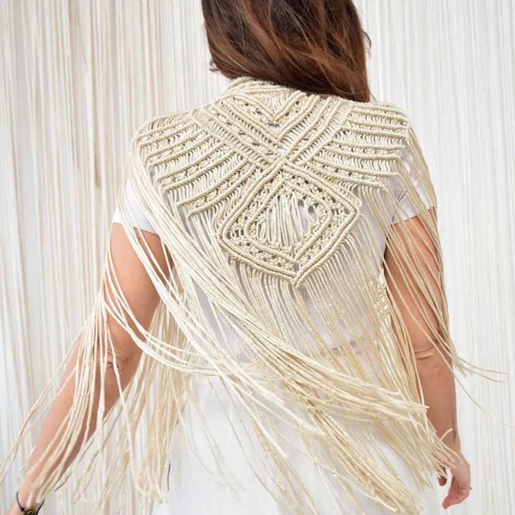 Kit Macrame DIY Capa Nochal Fruto Samore
