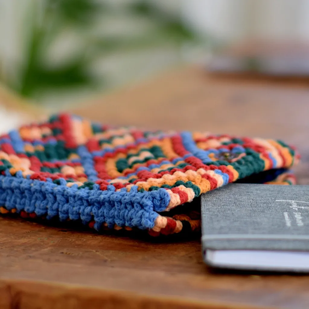 Kit macrame DIY Funda colores