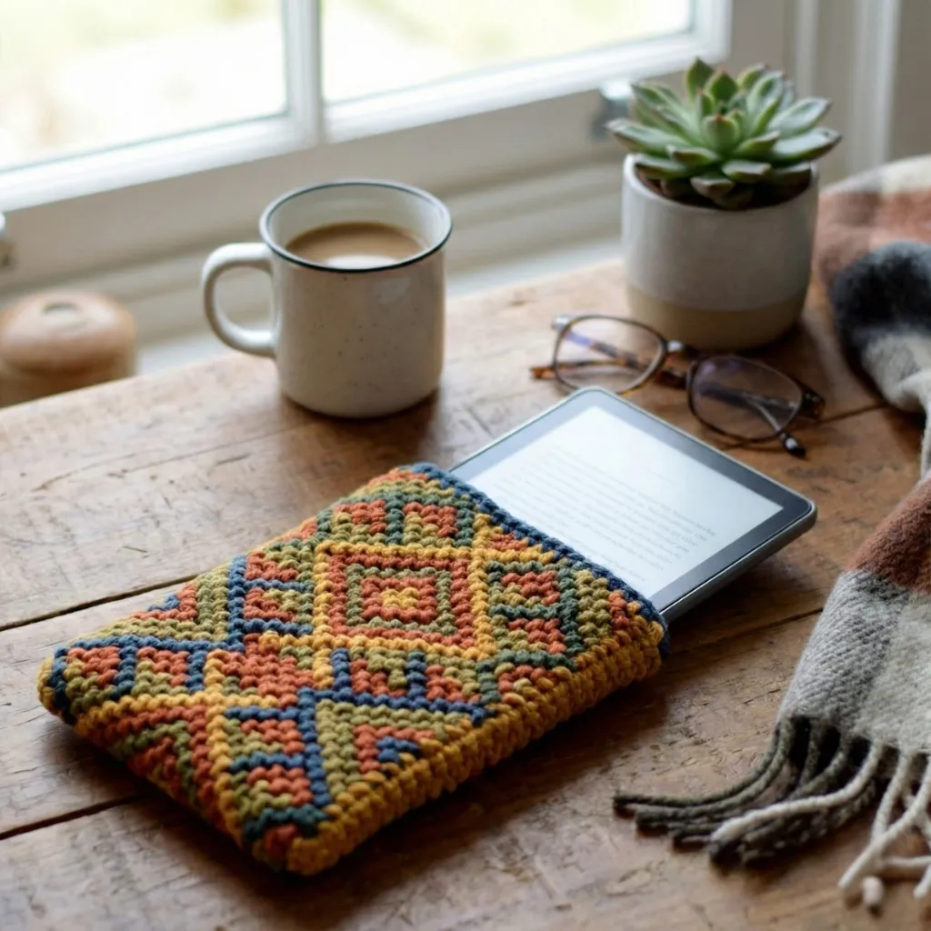 Kit macrame DIY Funda tablet artesanal