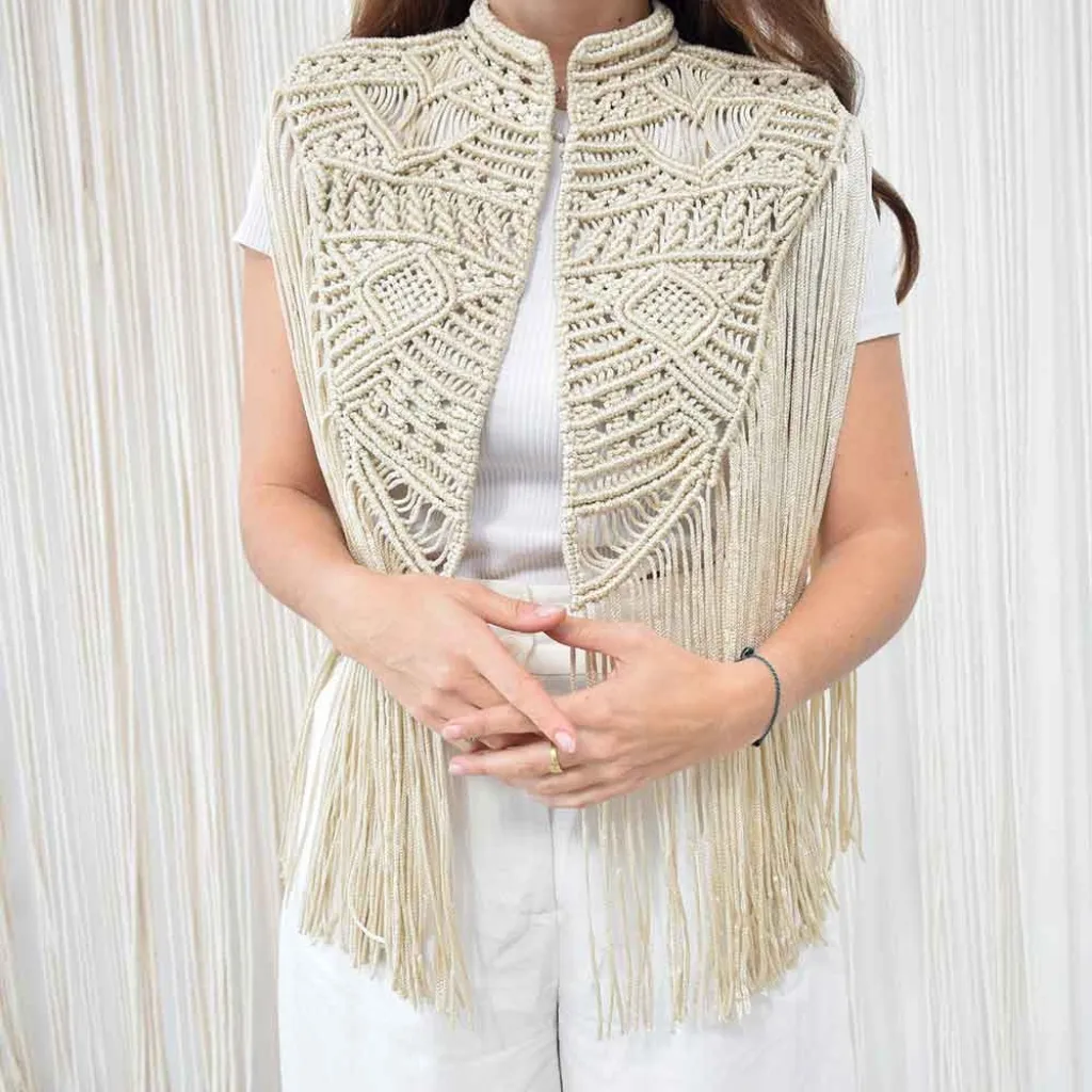 Kit Macrame moda Premium Capa Nochal Fruto Samore