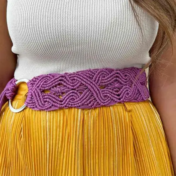 Kit Macrame Moderno Fajin Manila Fruto Samore