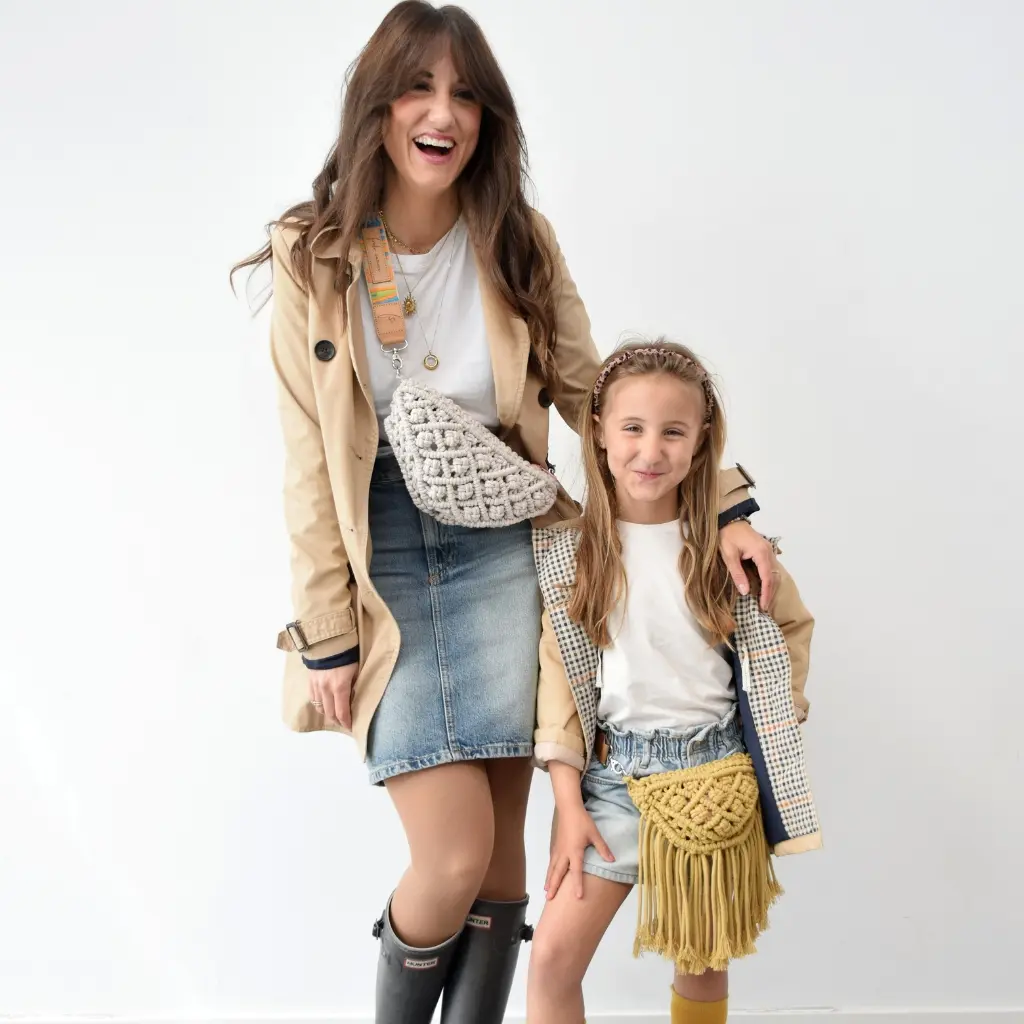 Kit macramé boho Riñonera Olivia - Fruto Samore®