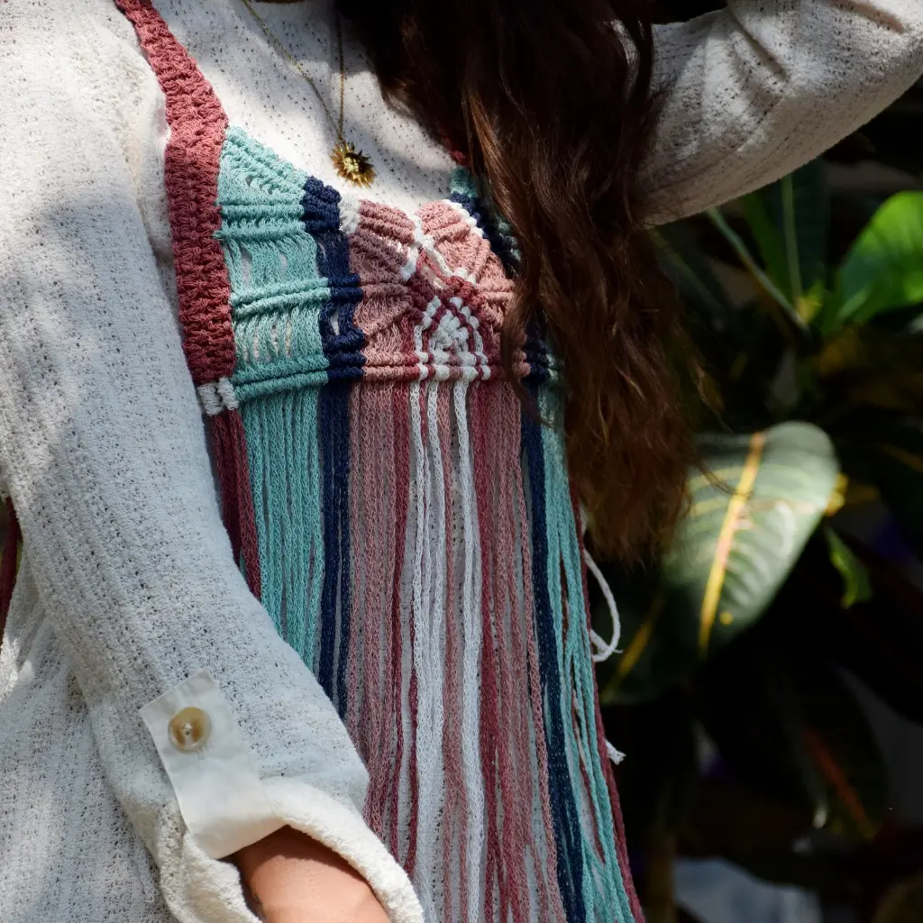Kit Macrame detalle Arnes Tulum Fruto Samore