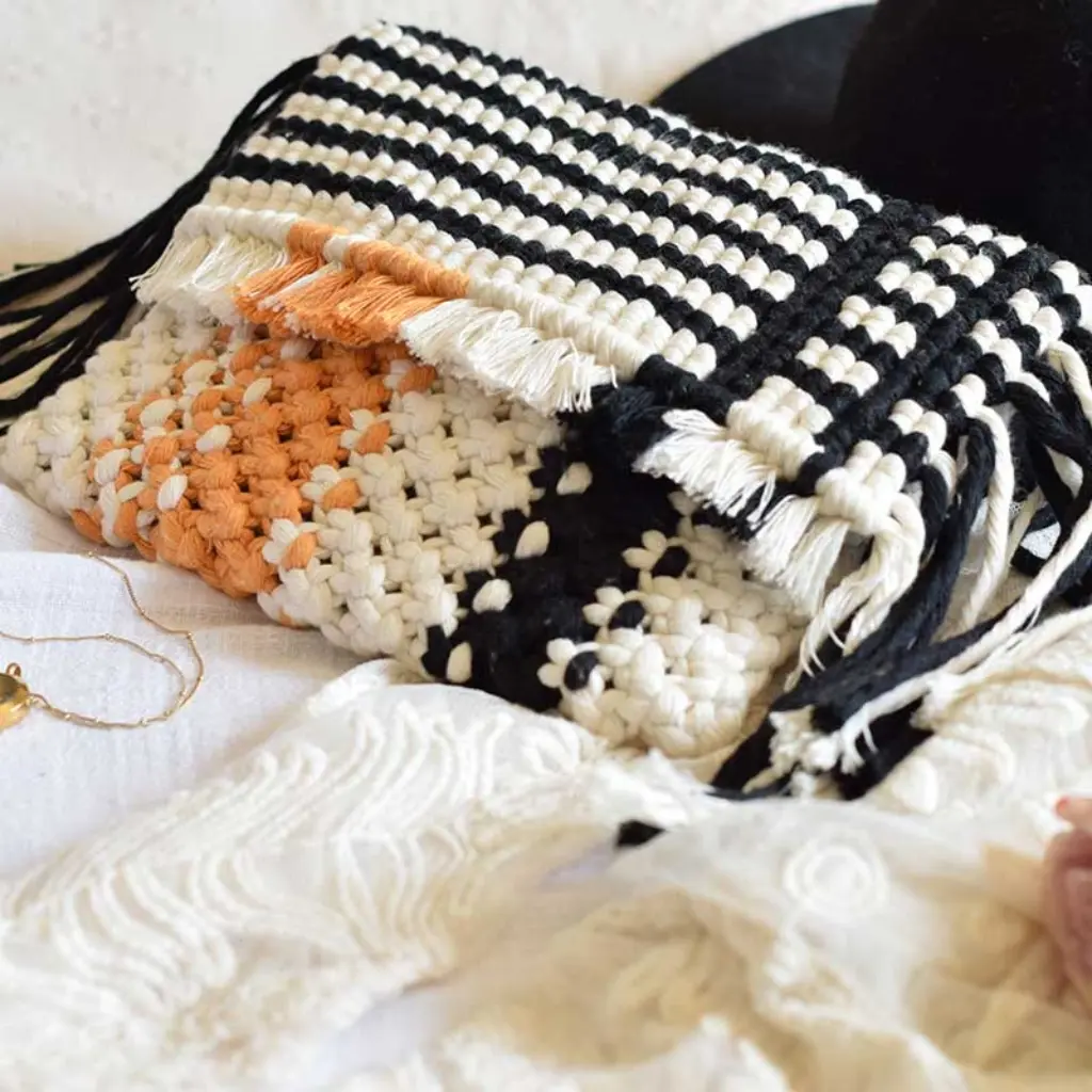 Kit macrame DIY Bolso de Mano Sevilla Fruto Samore