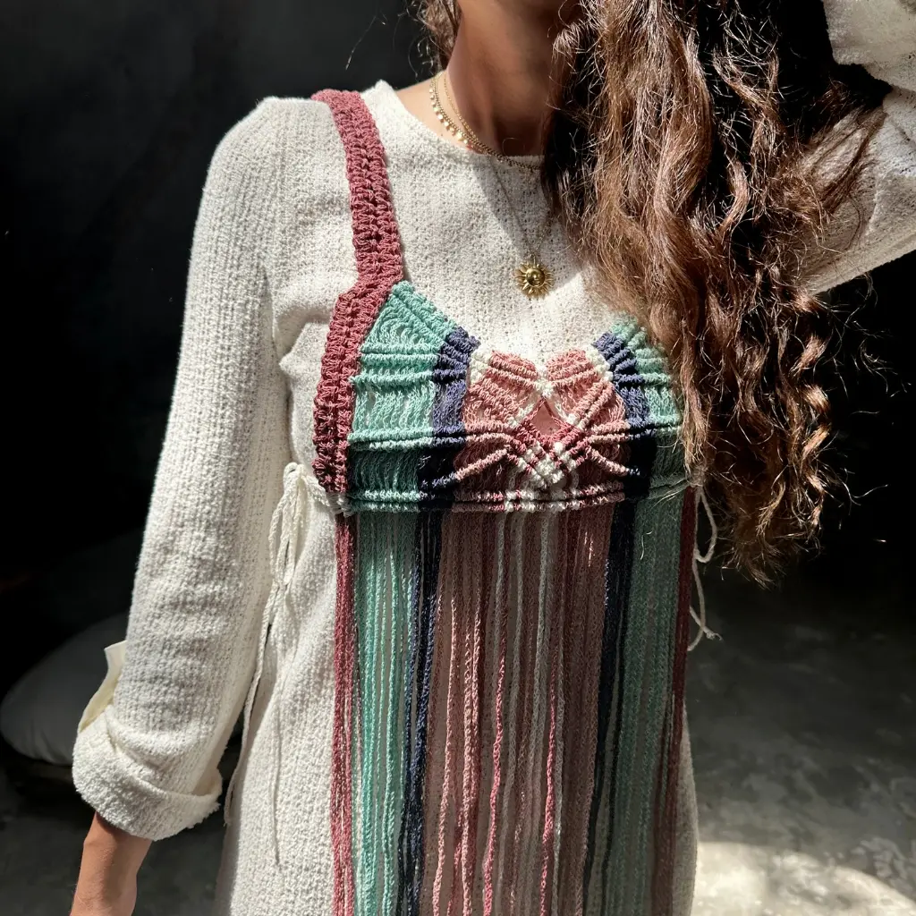 Kit Macrame Frontal Arnes Tulum Fruto Samore