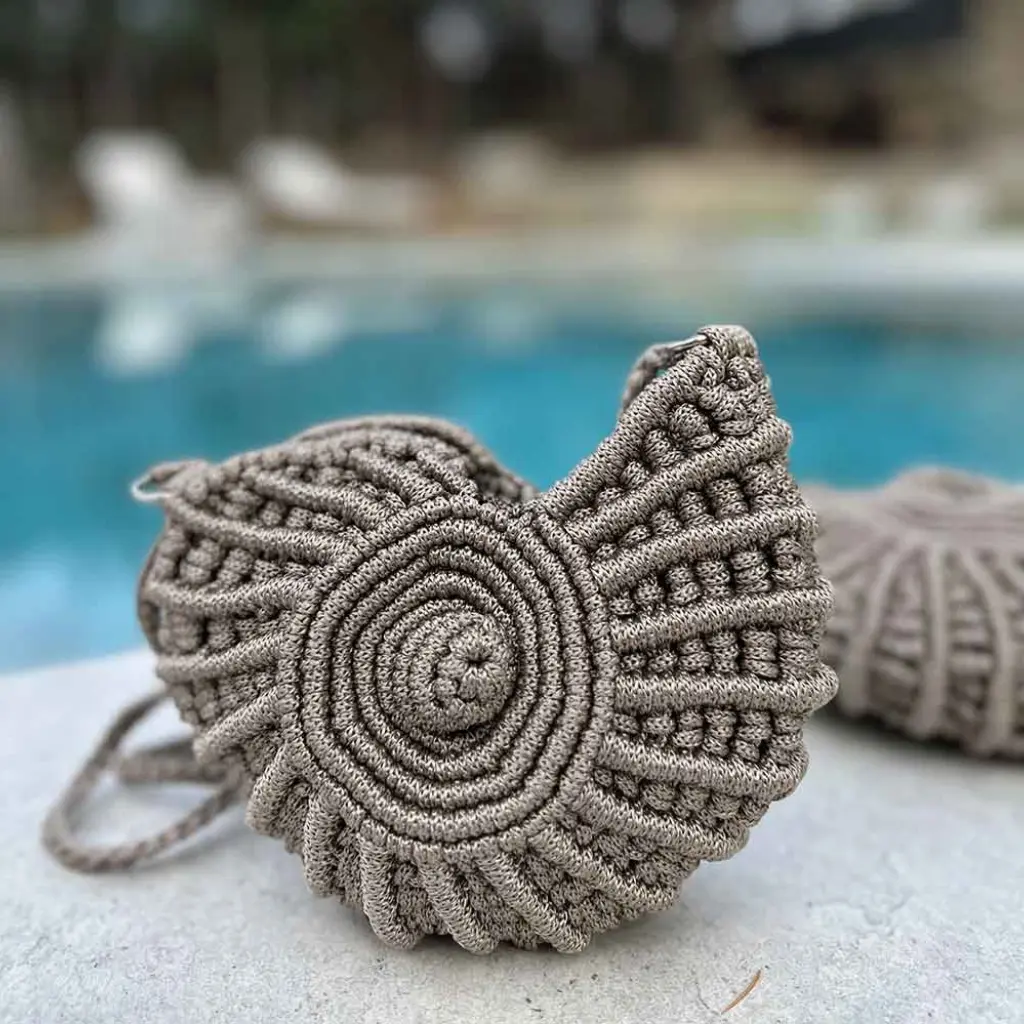Pack materiales bolso macrame Caracola