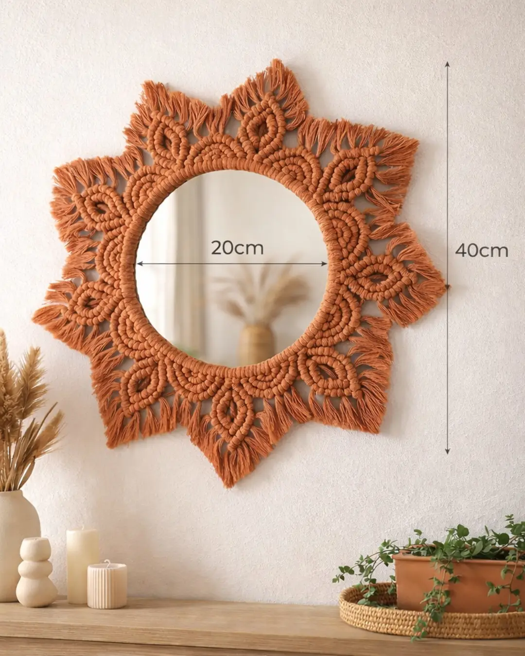 Clase presencial macrame Proeycto Espejo macrame