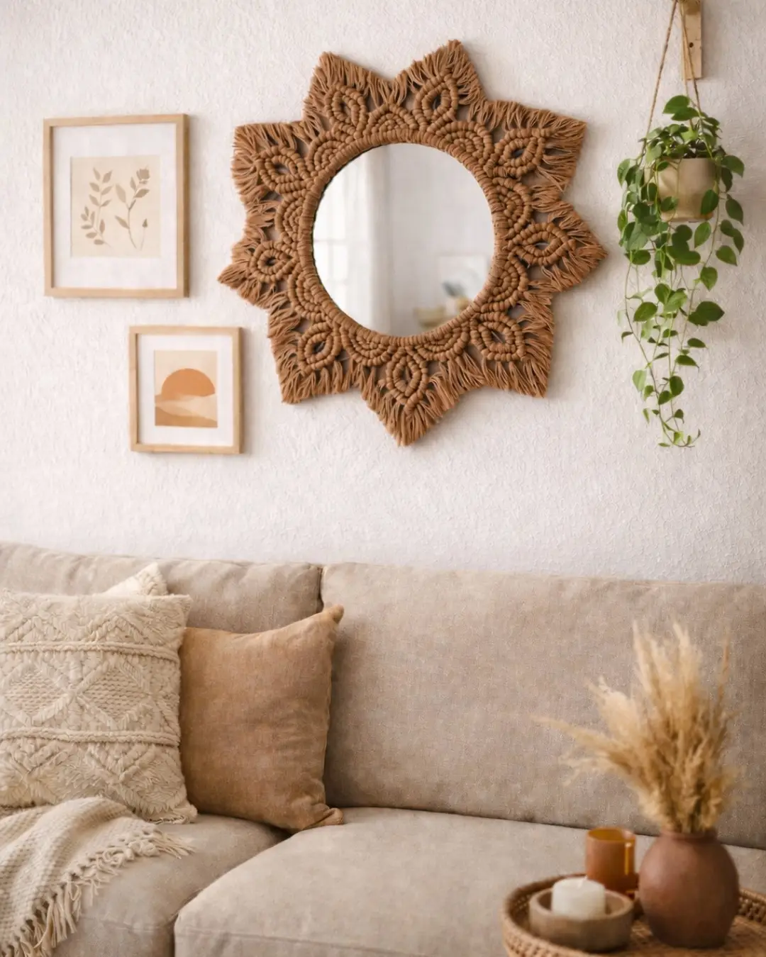 Clases macrame presenciales proyecto Espejo