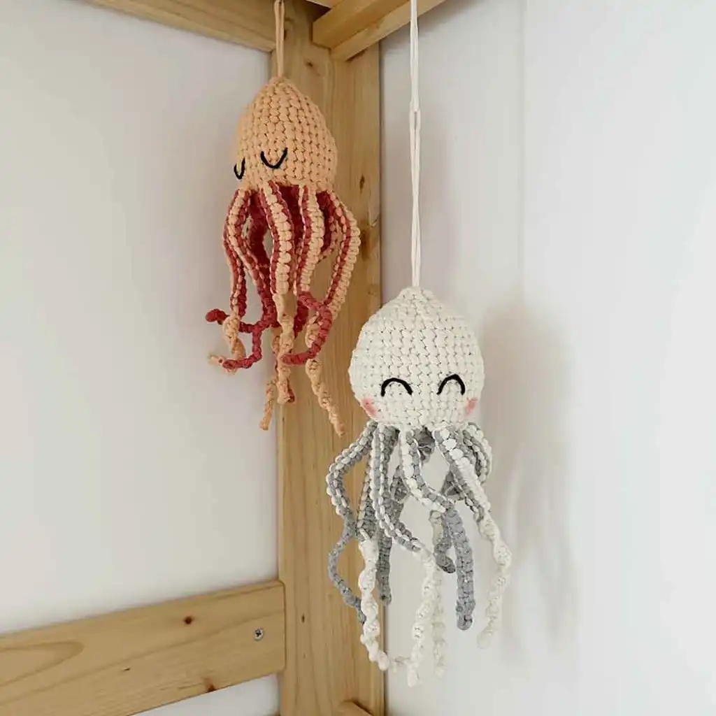 Kit pulpo macrame decorativo