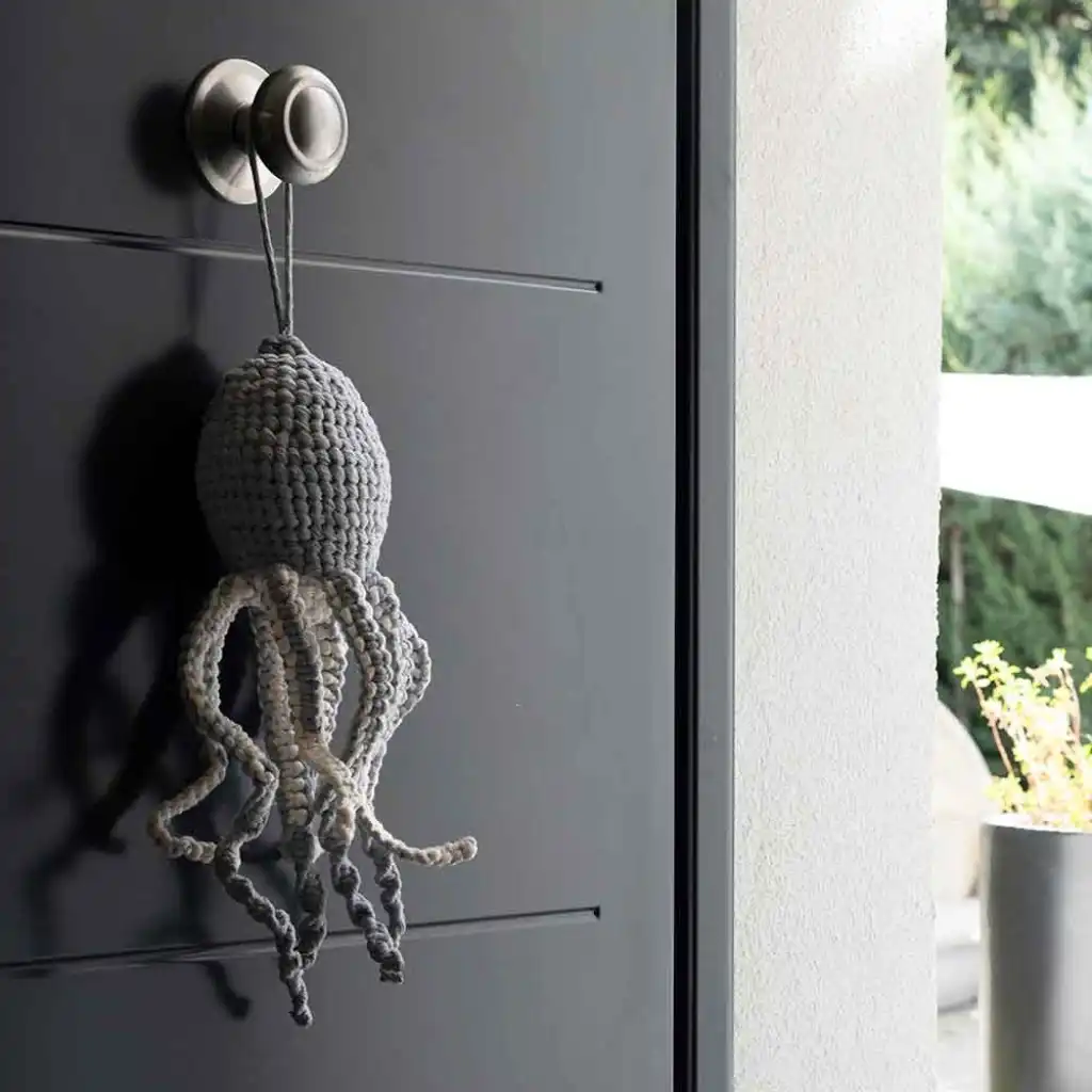 pulpo macrame peso puerta