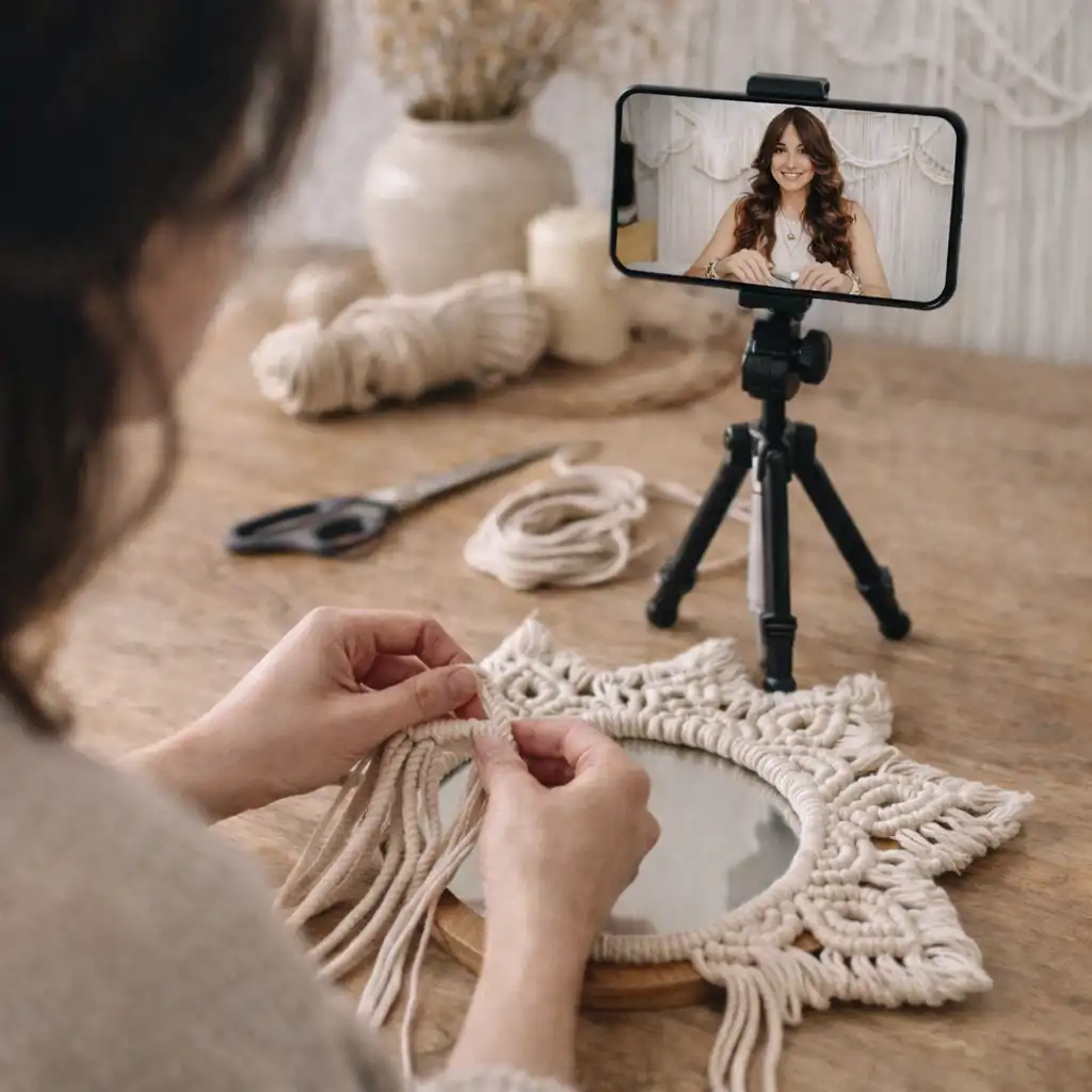 Taller Online Espejo Macrame Marzo 2026 Virtual
